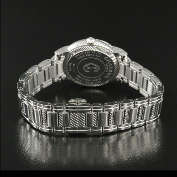 Charriol Arisii P33 Roman Numeral Silver Dial Steel Quartz Wstch - Picture 7 of 10